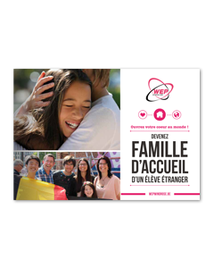 Ouvrez votre coeur au monde... devenez famille d'accueil pour un semestre ou une année scolaire. 