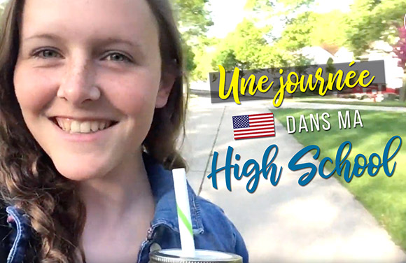 Une journée dans ma High School américaine - Kim